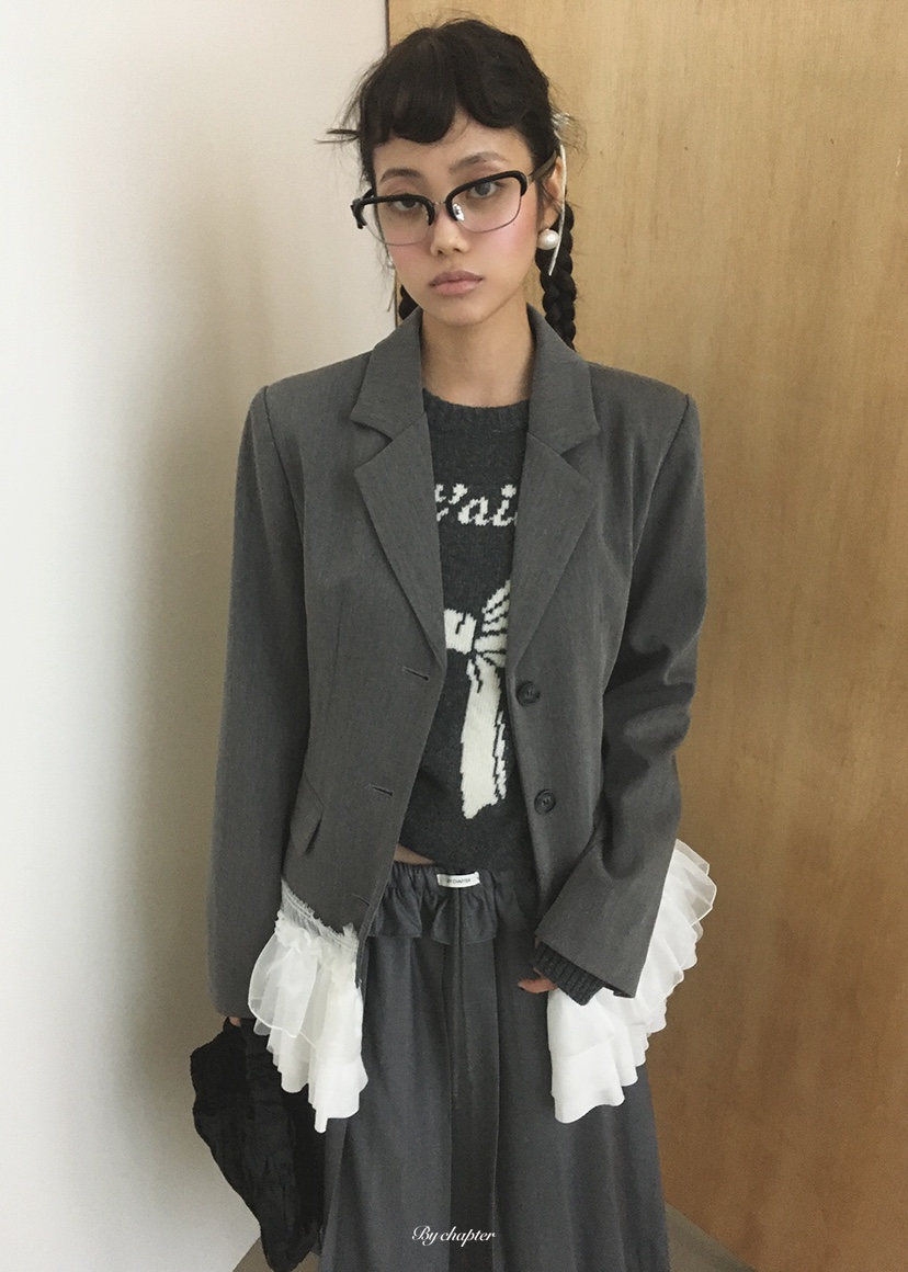 BY CHAPTER東大門代購女裝新款休閑人氣真品推薦熱賣夾克BY Chapter夾克圖色2