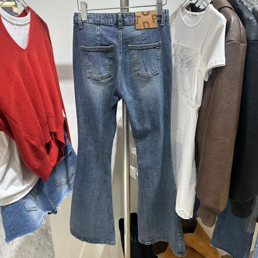 TOPDRESSING東大門實拍女裝新品時尚人氣真品推薦牛仔褲復古TOPDRESSING牛仔褲