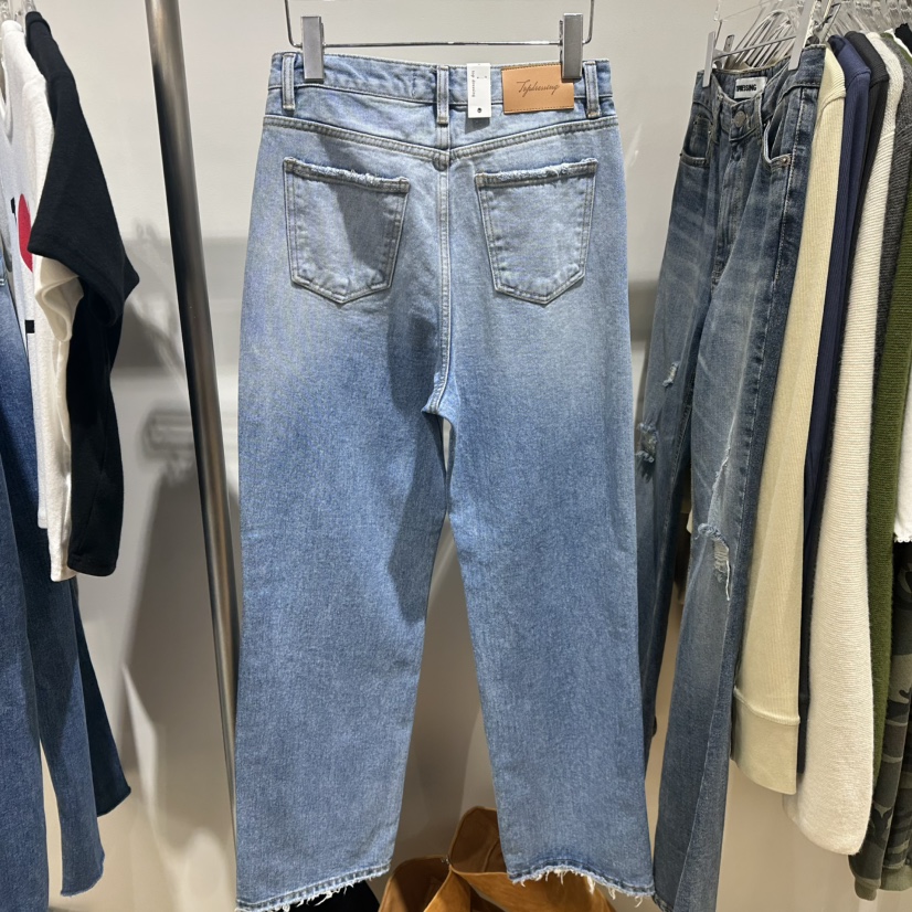 TOPDRESSING東大門實拍女士新款時尚熱賣休閑人氣推薦牛仔褲TOPDRESSING牛仔褲