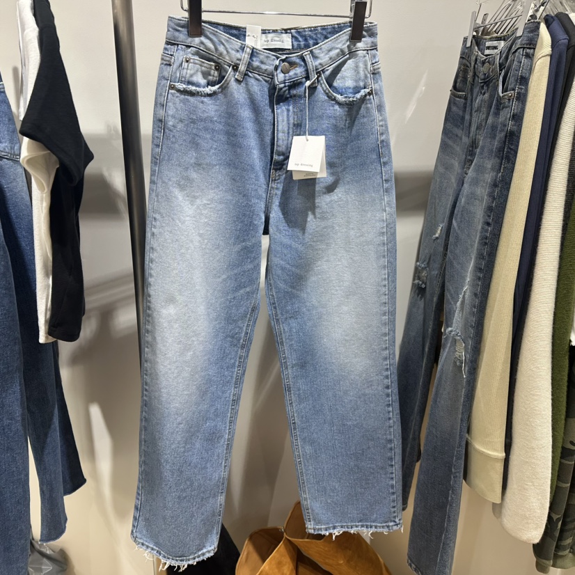 TOPDRESSING東大門實拍女士新款時尚熱賣休閑人氣推薦牛仔褲TOPDRESSING牛仔褲圖色1