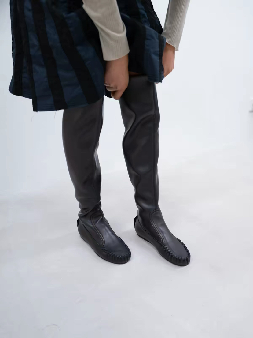 WE ARE/WELOVER東大門實拍女裝新品推薦時尚人氣靴子修身SHOP_WE ARE靴子圖色1
