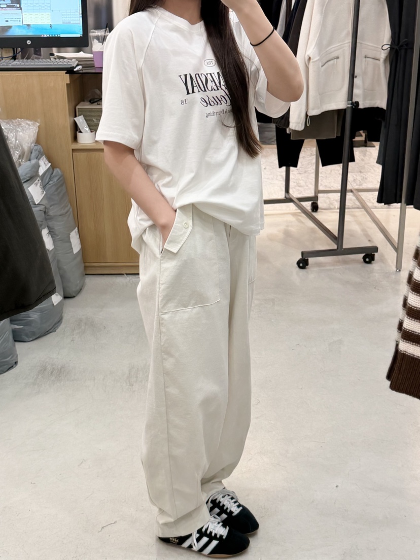 THE EYL東大門代購女士新品時尚人氣熱賣真品休閑休閑褲THE EYL休閑褲