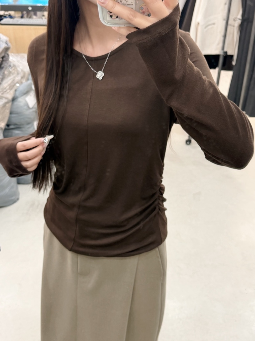 THE EYL韓國代購女裝新款真品時尚休閑人氣推薦熱賣長袖T恤THE EYL長袖T恤