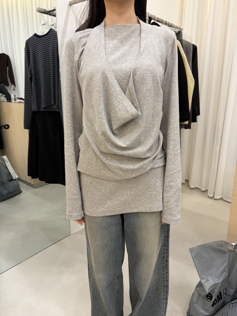 MYO韓國直郵女裝新款推薦熱賣休閑真品人氣時尚連衣裙吊帶裙MYO連衣裙圖色1灰色