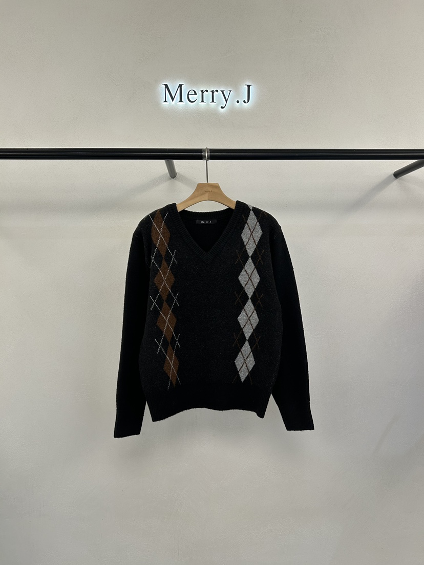 MERRY-J東大門直郵女士新品人氣推薦熱賣休閑針織衫經典MERRY-J針織衫圖色2