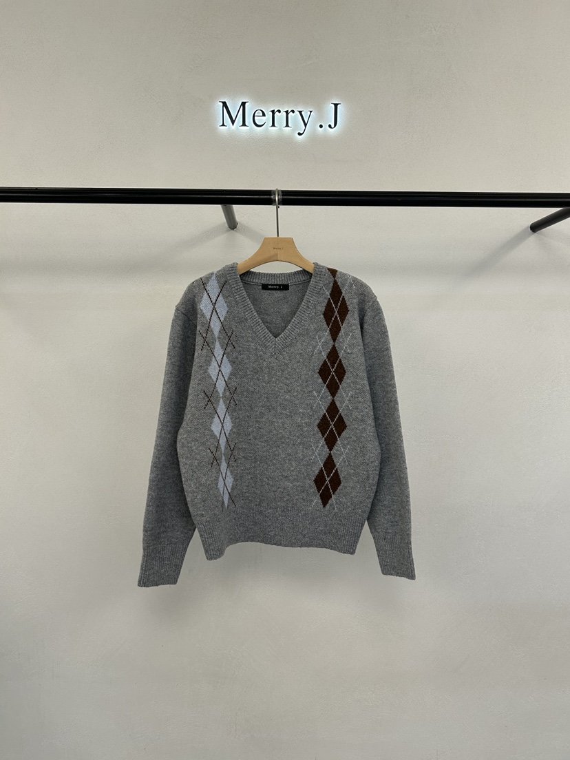 MERRY-J東大門直郵女士新品人氣推薦熱賣休閑針織衫經典MERRY-J針織衫圖色3