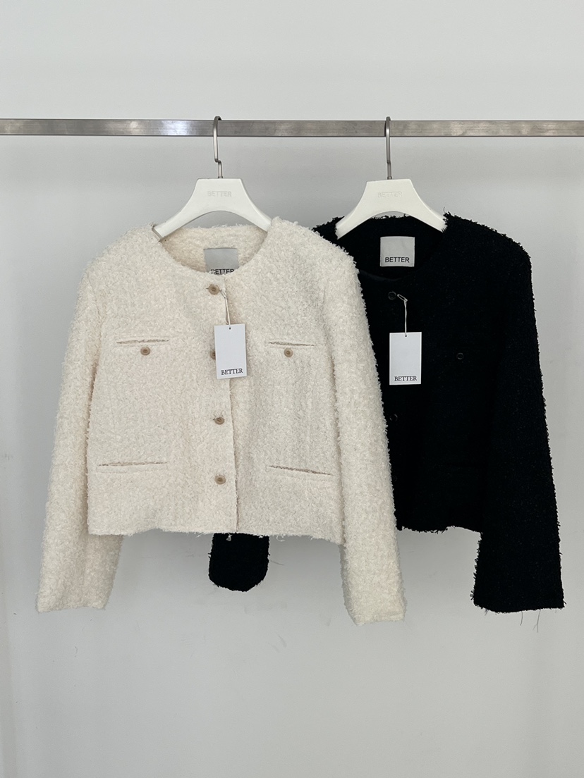 BETTER東大門代購女士新品人氣真品時尚推薦休閑夾克花呢BETTER夾克