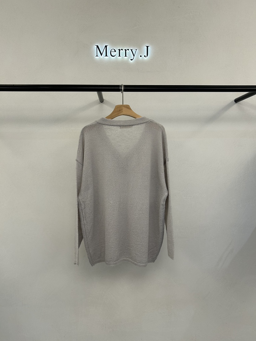 MERRY-J韓國代購女裝新款熱賣推薦真品休閑人氣針織衫紐扣MERRY-J針織衫