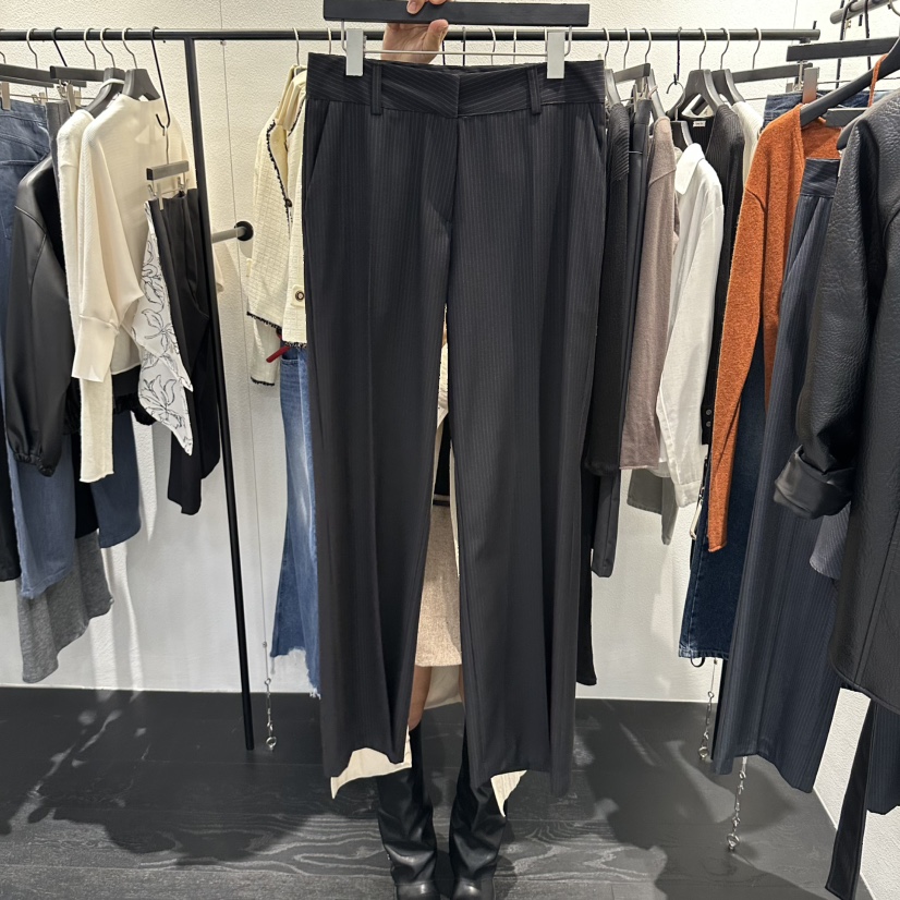 FLAMME TOIT/LUNAMDE韓國直郵女裝新品人氣推薦真品休閑褲FLAMME TOIT/LUNAMDE休閑褲圖色2黑色