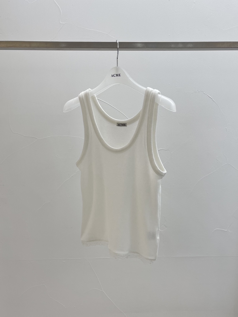 ACME韓國直郵女裝新品人氣推薦休閑真品吊帶背心蕾絲無袖ACME吊帶/背心圖色1