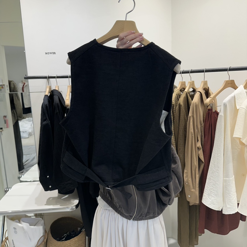 MOWER韓國直郵女裝新品時尚休閑人氣熱賣真品推薦馬甲MOWER馬甲
