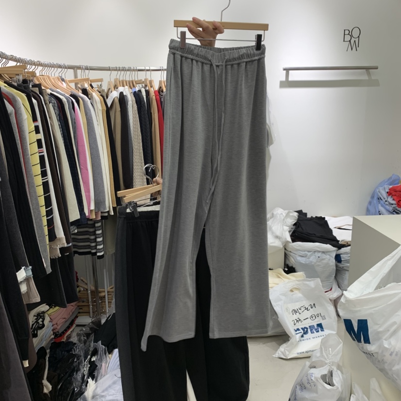 BY BOMI韓國直郵女裝新品休閑時尚推薦真品人氣熱賣休閑褲BY BOMI休閑褲圖色3灰