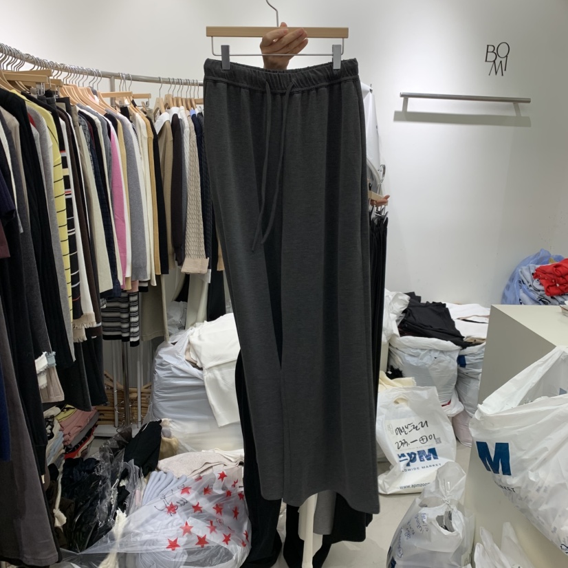 BY BOMI韓國直郵女裝新品休閑時尚推薦真品人氣熱賣休閑褲BY BOMI休閑褲圖色4墨