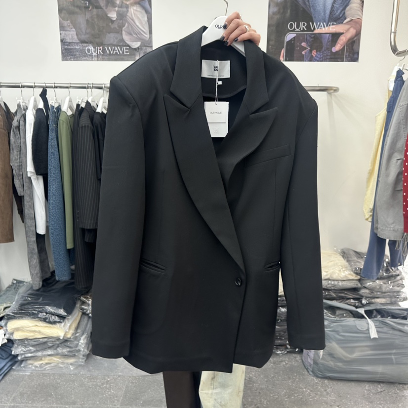 OURWAVE/OUR ROOM韓國直郵女裝新品人氣熱賣真品西裝西服OURWAVE/OUR ROOM西裝/西服圖色1黑色