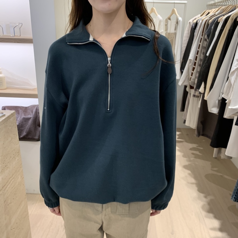 LIFFEY韓國直郵女士新品真品熱賣人氣推薦時尚衛衣半拉鏈LIFFEY衛衣圖色2