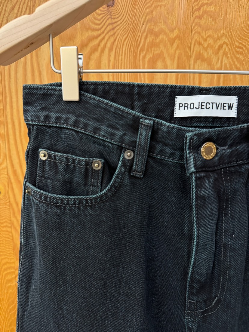 PROJECTVIEW東大門代購女士新品休閑熱賣時尚推薦牛仔褲黑色PROJECTVIEW牛仔褲