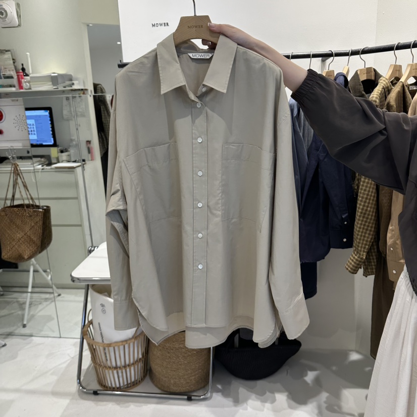 MOWER韓國直郵女裝新品推薦人氣真品時尚熱賣休閑襯衫蕾絲衫MOWER襯衫/蕾絲衫圖色2