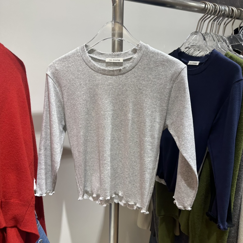 TOPDRESSING韓國代購女裝新品熱賣休閑真品人氣時尚推薦T恤TOPDRESSINGT恤圖色4