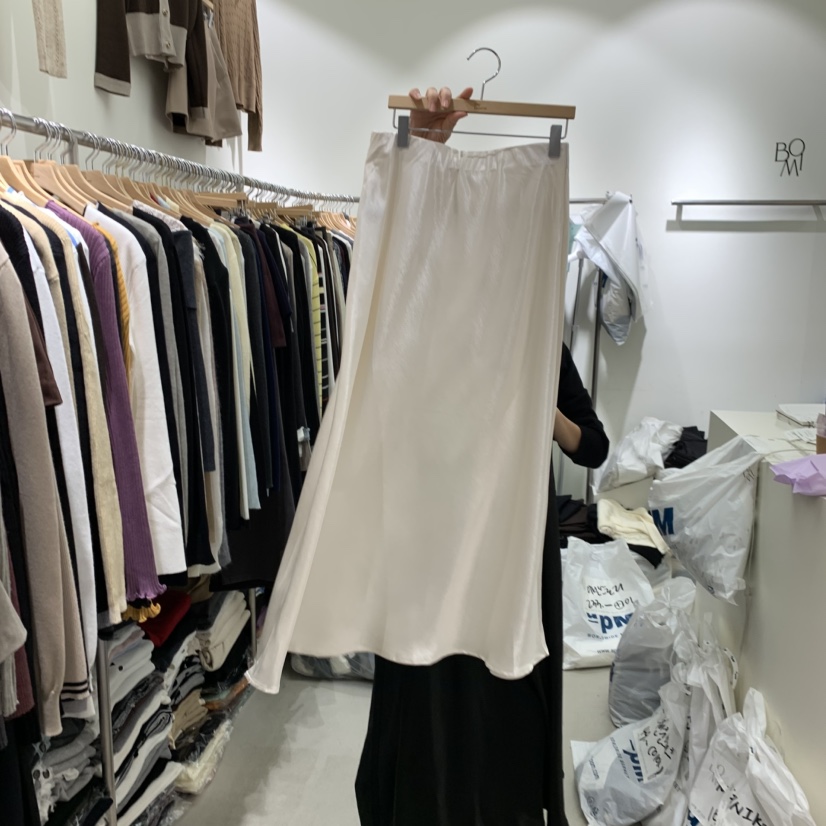 BY BOMI東大門直郵女士新品真品推薦人氣時尚休閑熱賣長裙BY BOMI長裙圖色2白