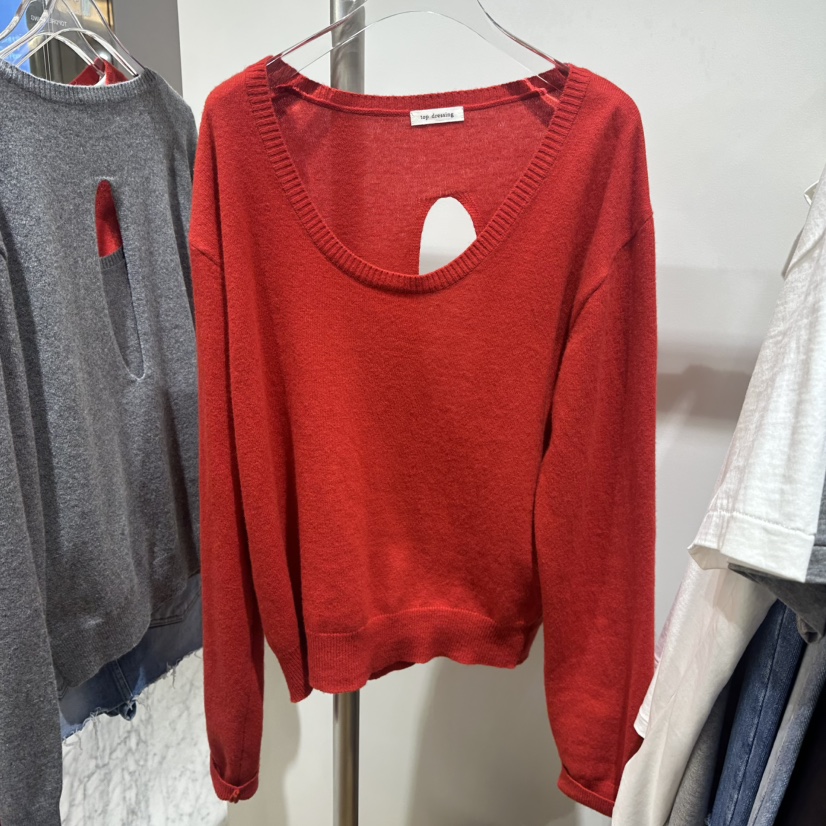TOPDRESSING東大門實拍女裝新品時尚真品推薦休閑針織衫開衩TOPDRESSING針織衫圖色1