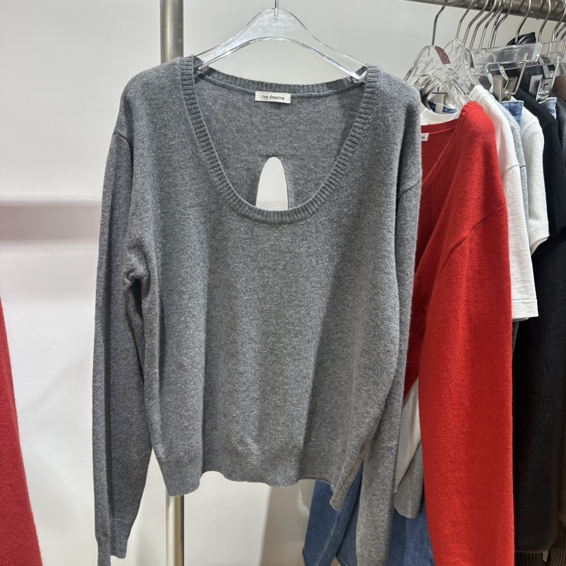 TOPDRESSING東大門實拍女裝新品時尚真品推薦休閑針織衫開衩TOPDRESSING針織衫圖色2
