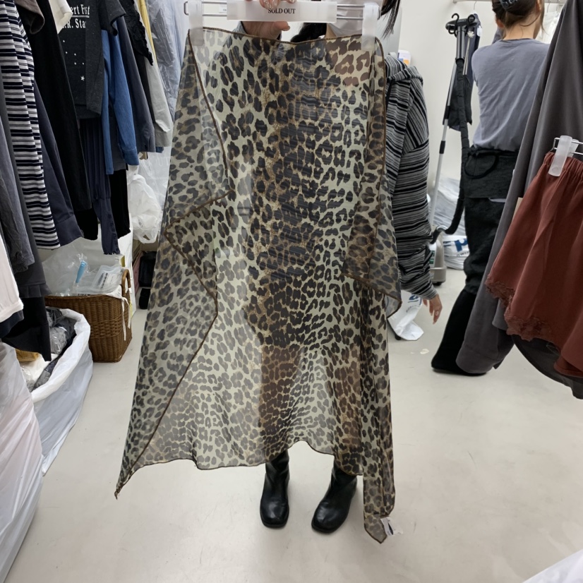 SOLD OUT韓國直郵女士新品人氣熱賣真品圍巾披肩豹紋圍巾SOLD OUT圍巾/披肩圖色2