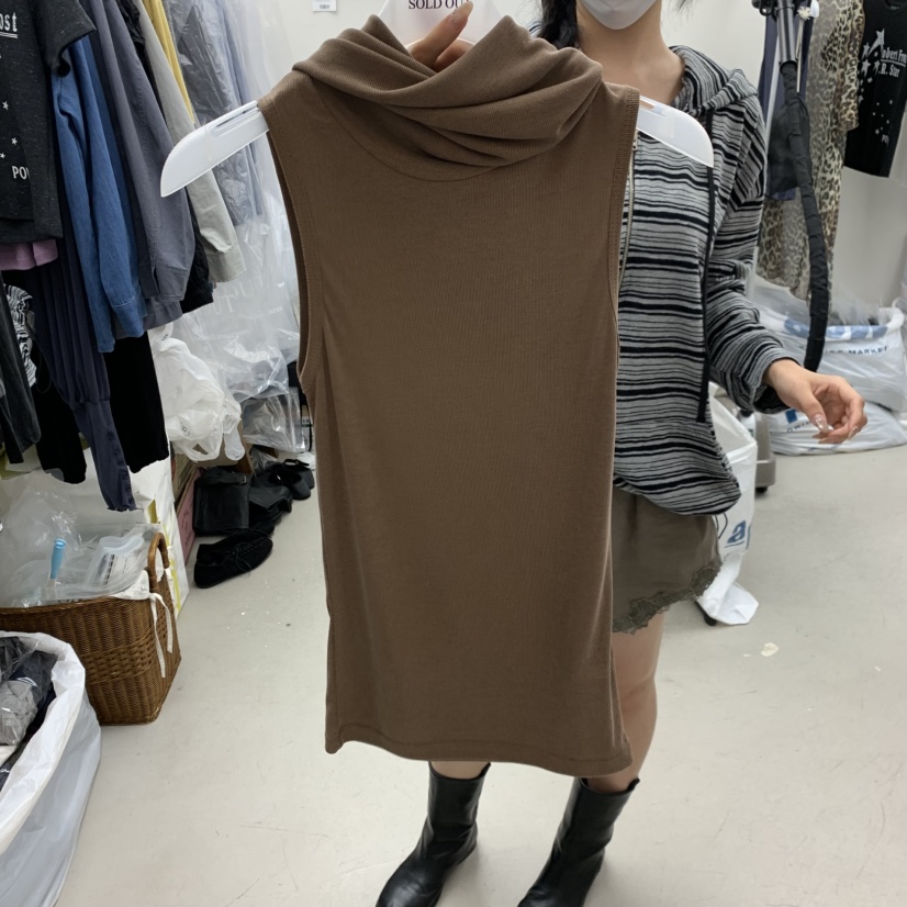 SOLD OUT東大門實拍女裝新款人氣熱賣推薦時尚真品吊帶背心SOLD OUT吊帶/背心圖色1