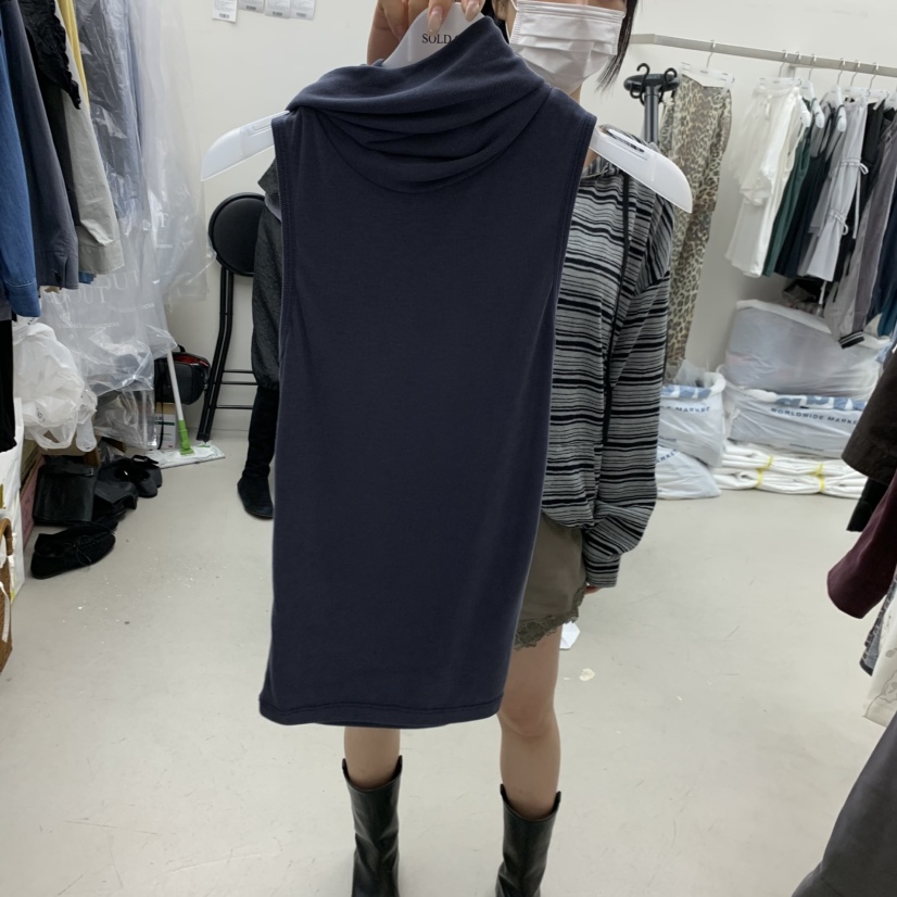 SOLD OUT東大門實拍女裝新款人氣熱賣推薦時尚真品吊帶背心SOLD OUT吊帶/背心圖色4深藍色