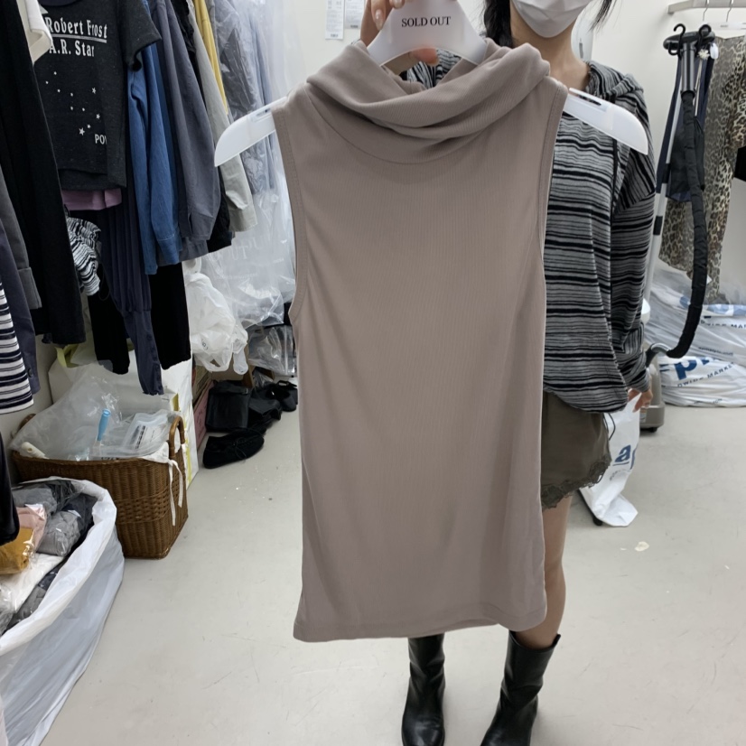 SOLD OUT東大門實拍女裝新款人氣熱賣推薦時尚真品吊帶背心SOLD OUT吊帶/背心圖色5