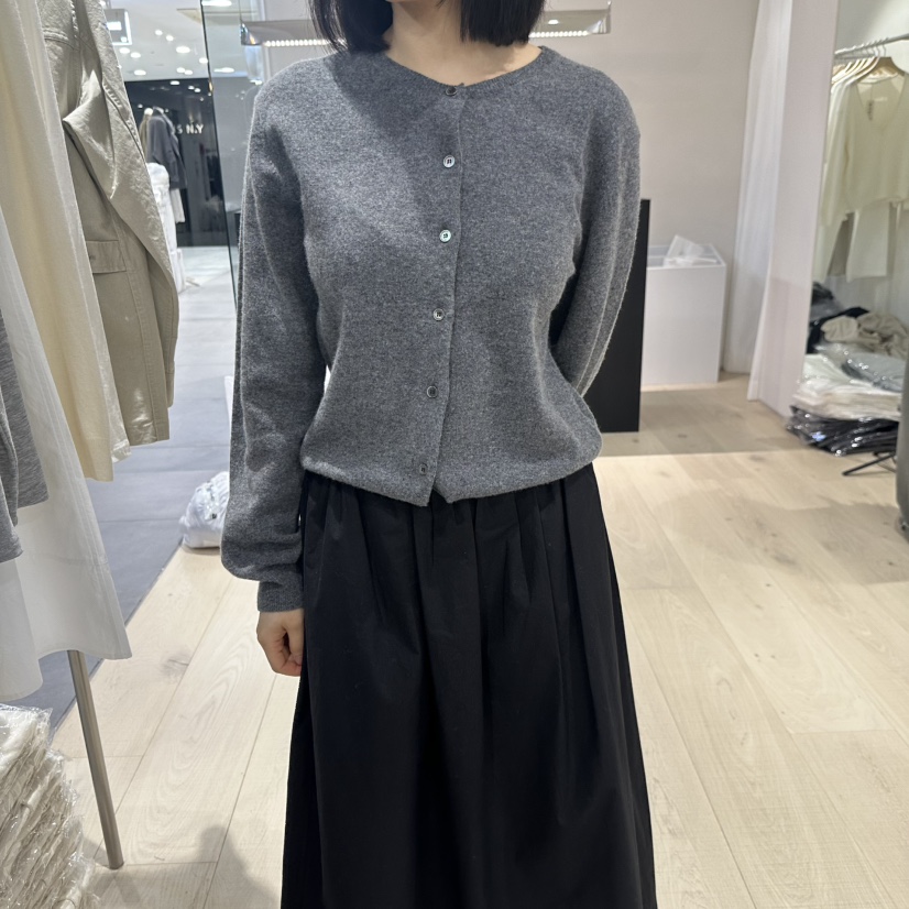 REHE韓國直郵女裝新品熱賣推薦真品人氣開衫羊絨圓領開衫REHE開衫圖色3