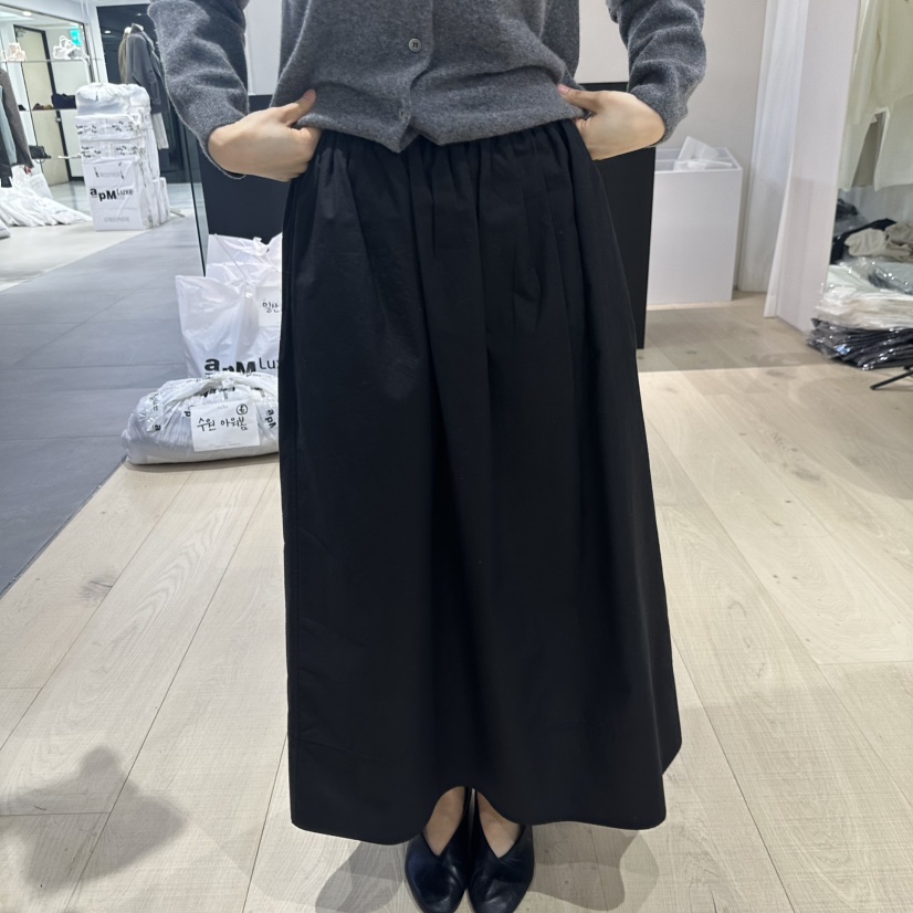 REHE東大門直郵女士新品真品時尚人氣休閑推薦長裙喇叭形REHE長裙圖色2