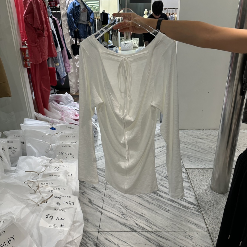 VIRKIN東大門實拍女士新品時尚推薦真品人氣熱賣休閑長袖T恤VIRKIN長袖T恤
