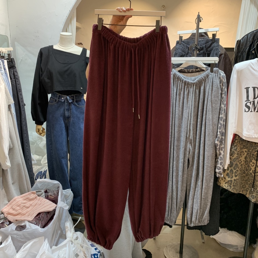 OZ韓國代購女士新款熱賣真品人氣時尚推薦休閑休閑褲OZ.ounce休閑褲圖色3