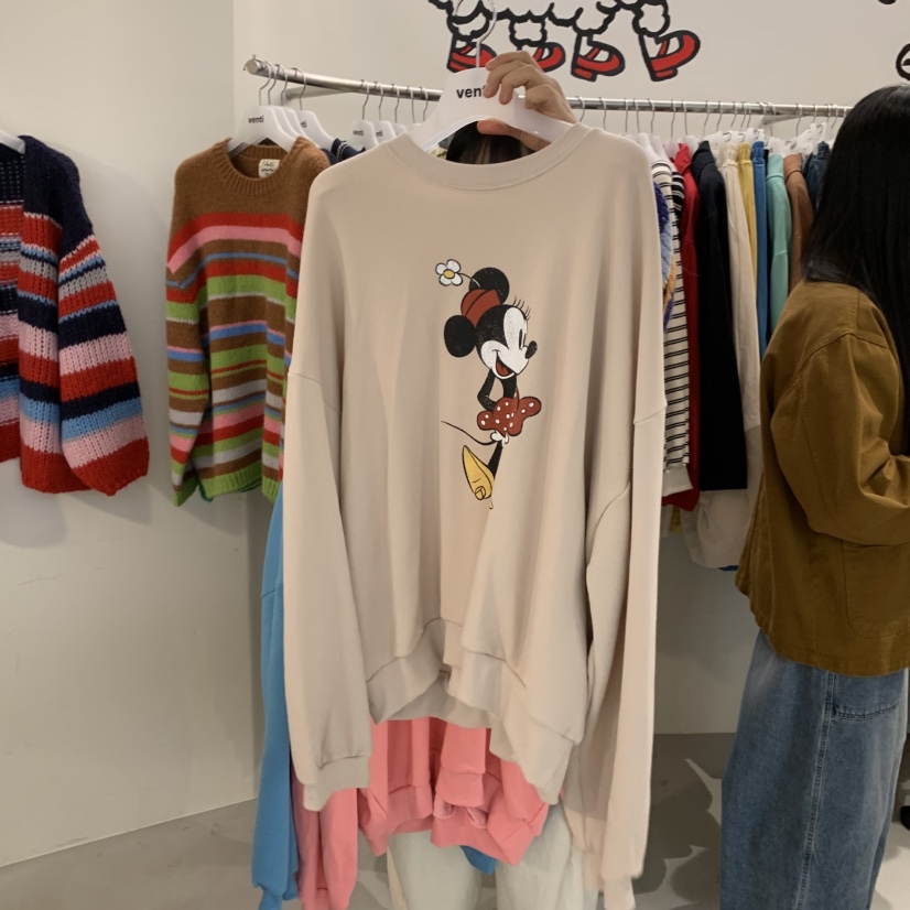 VENTI東大門實拍女士新品人氣真品熱賣休閑時尚推薦衛衣圓點VENTI衛衣圖色1
