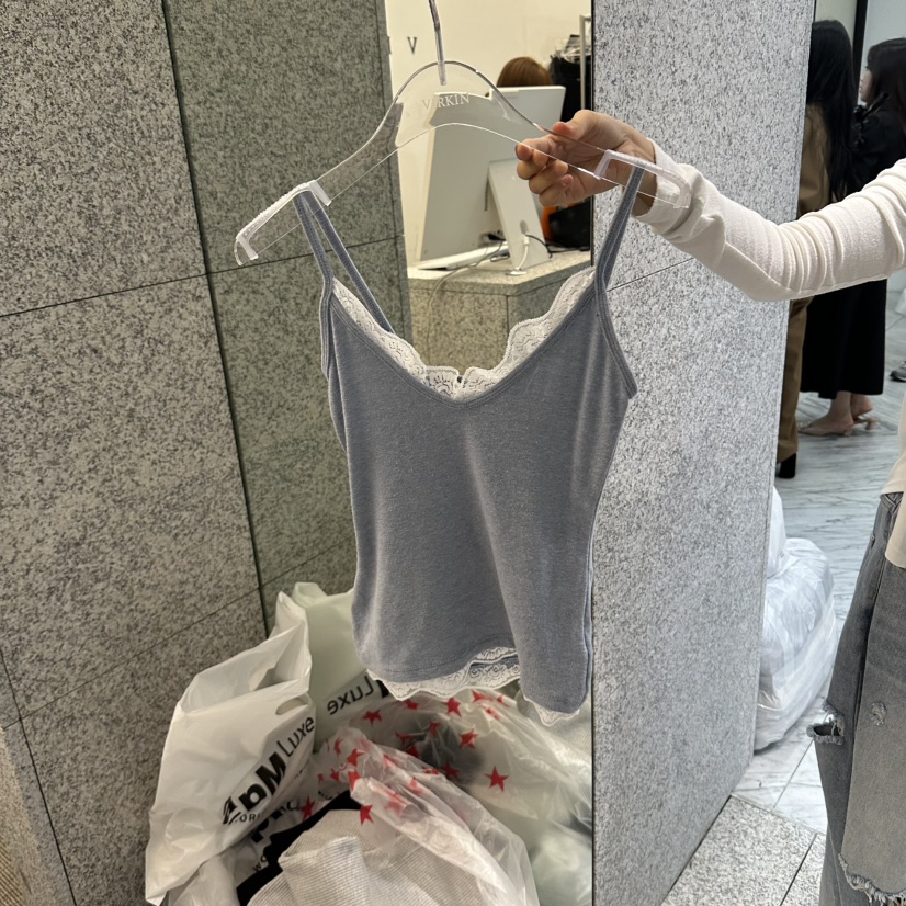 VIRKIN韓國直郵女裝新品推薦熱賣時尚真品休閑吊帶背心無袖VIRKIN吊帶/背心圖色3