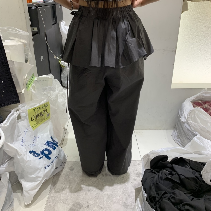 TYCHE東大門代購女裝新品人氣休閑推薦時尚真品裙褲口袋褶裥TYCHE裙褲