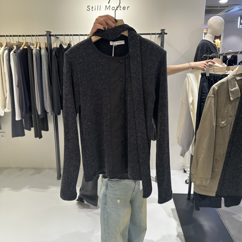 STILL MATTER韓國直郵女裝新品真品休閑人氣熱賣長袖T恤Still Matter長袖T恤圖色2