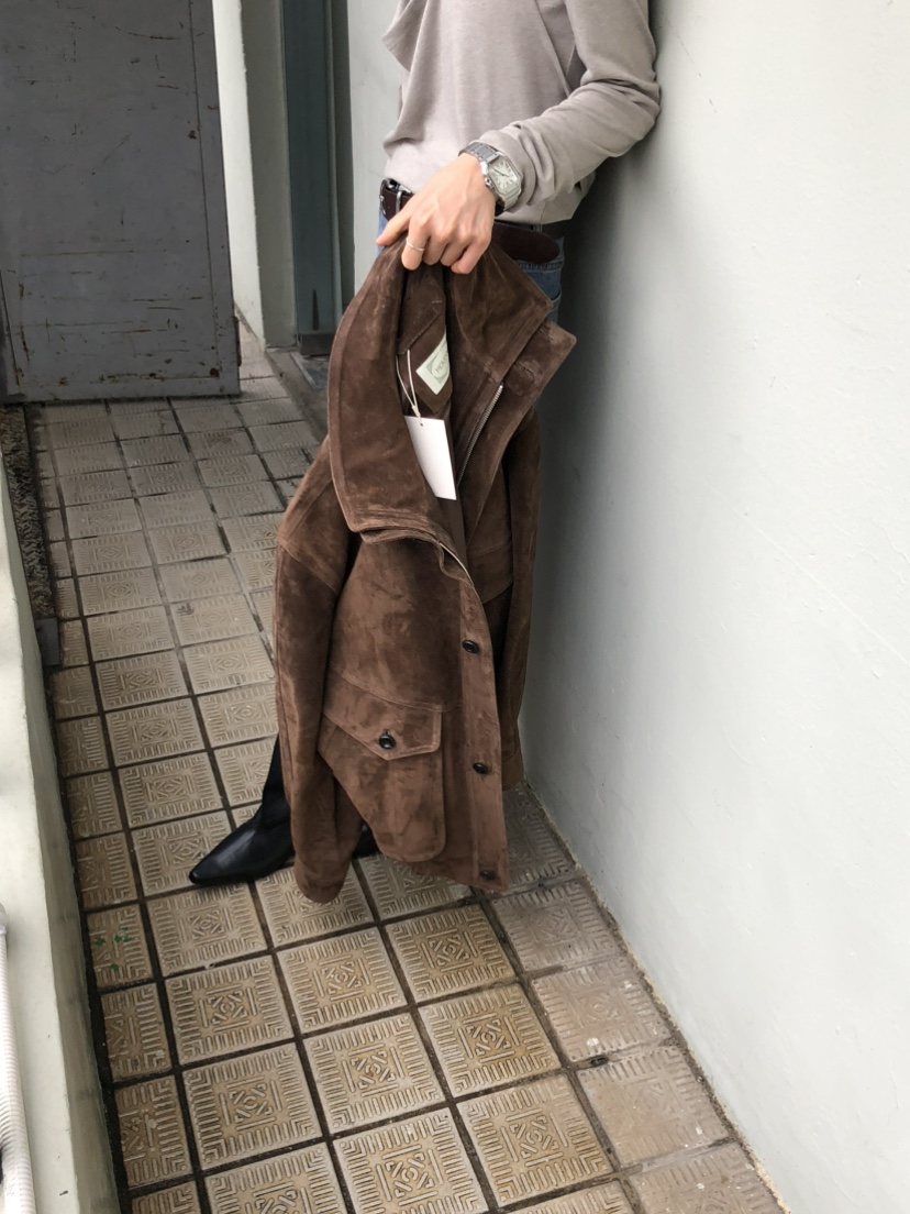 MOVENNE韓國代購女士新款休閑推薦真品時尚熱賣夾克絨面革MOVENNE夾克