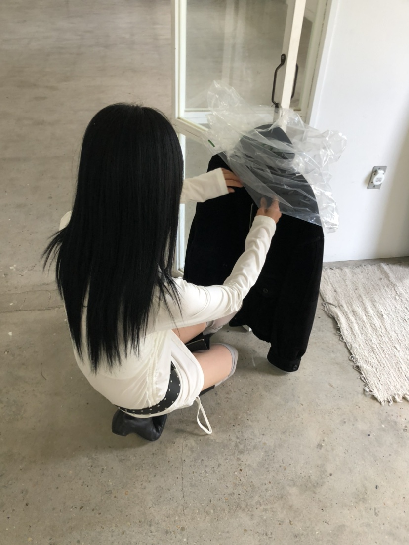 MOVENNE韓國代購女士新款休閑推薦真品時尚熱賣夾克絨面革MOVENNE夾克