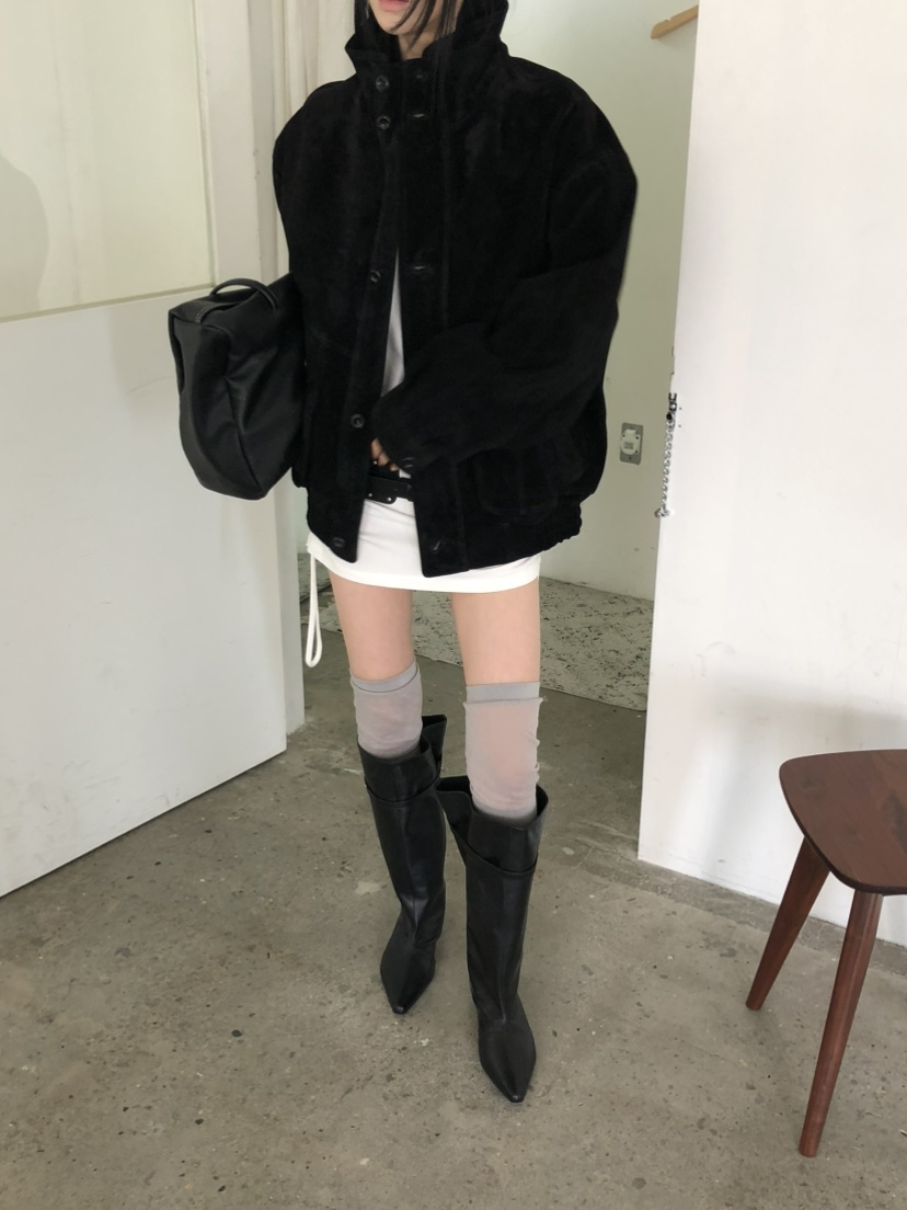 MOVENNE韓國代購女士新款休閑推薦真品時尚熱賣夾克絨面革MOVENNE夾克