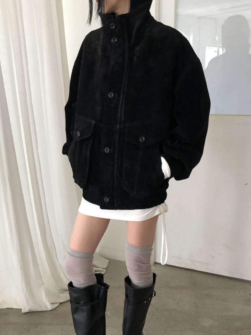 MOVENNE韓國代購女士新款休閑推薦真品時尚熱賣夾克絨面革MOVENNE夾克