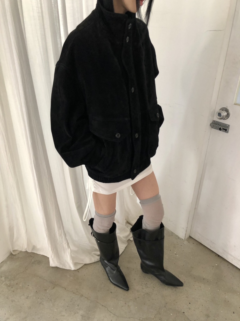 MOVENNE韓國代購女士新款休閑推薦真品時尚熱賣夾克絨面革MOVENNE夾克