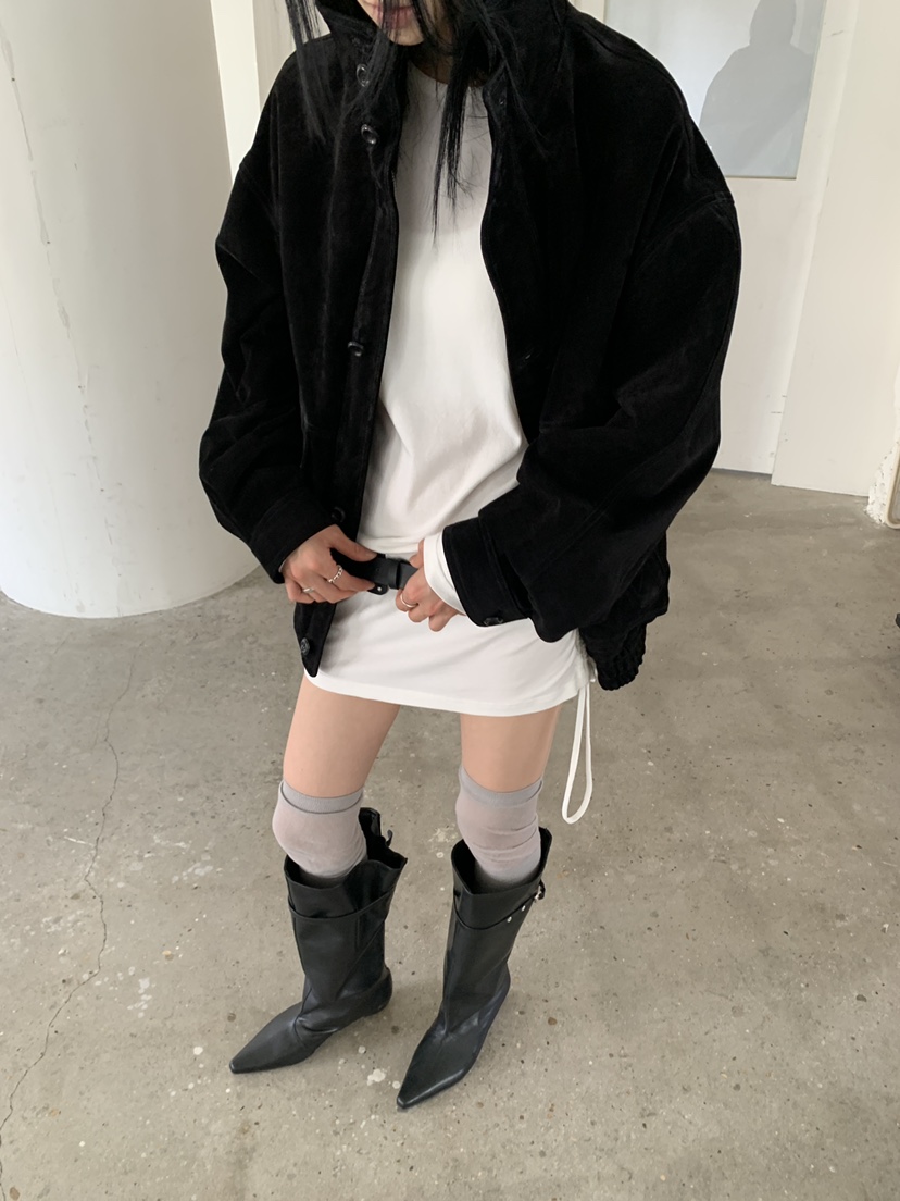 MOVENNE韓國代購女士新款休閑推薦真品時尚熱賣夾克絨面革MOVENNE夾克