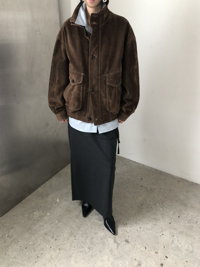 MOVENNE韓國代購女士新款休閑推薦真品時尚熱賣夾克絨面革MOVENNE夾克