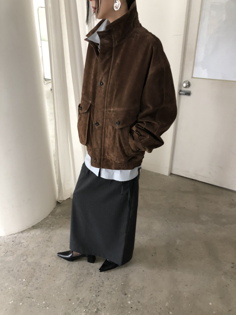 MOVENNE韓國代購女士新款休閑推薦真品時尚熱賣夾克絨面革MOVENNE夾克