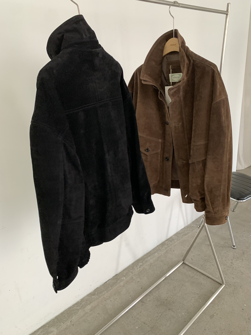 MOVENNE韓國代購女士新款休閑推薦真品時尚熱賣夾克絨面革MOVENNE夾克