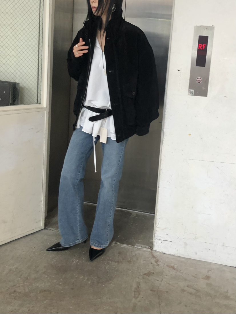 MOVENNE韓國代購女士新款休閑推薦真品時尚熱賣夾克絨面革MOVENNE夾克
