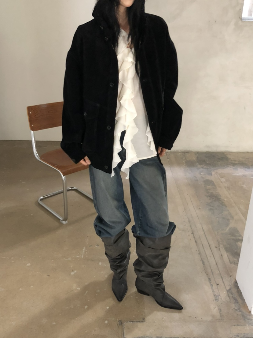 MOVENNE韓國代購女士新品休閑熱賣真品人氣牛仔褲水洗牛仔布MOVENNE牛仔褲