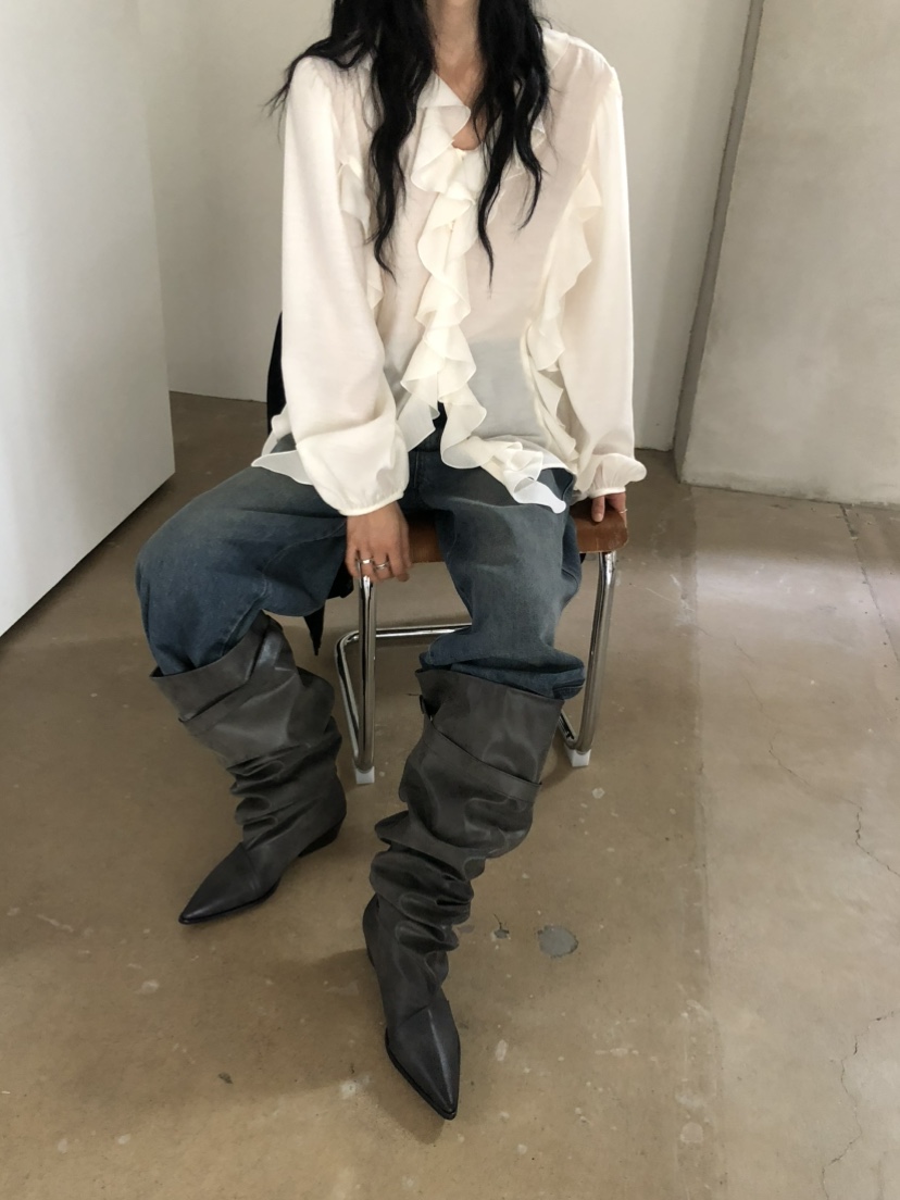 MOVENNE韓國代購女士新品休閑熱賣真品人氣牛仔褲水洗牛仔布MOVENNE牛仔褲