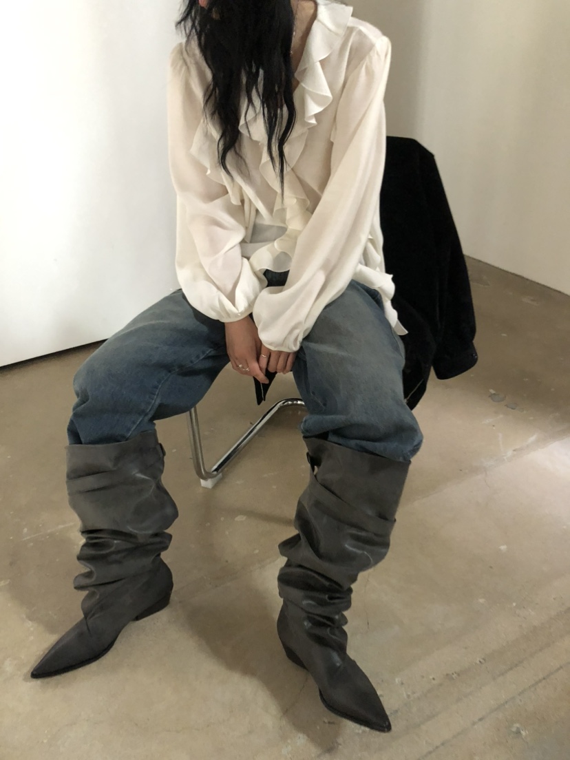 MOVENNE韓國代購女士新品休閑熱賣真品人氣牛仔褲水洗牛仔布MOVENNE牛仔褲